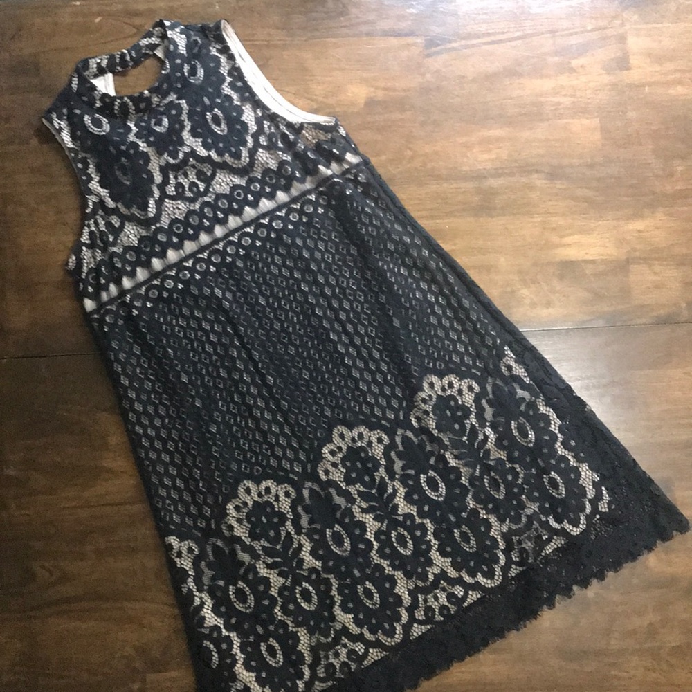 Black lace dress size medium